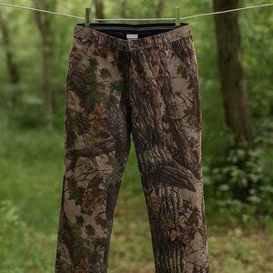 Cabela's Dry Plus Pants Men’s Size 44 Regular Camo Outdoor Waterproof Windproof